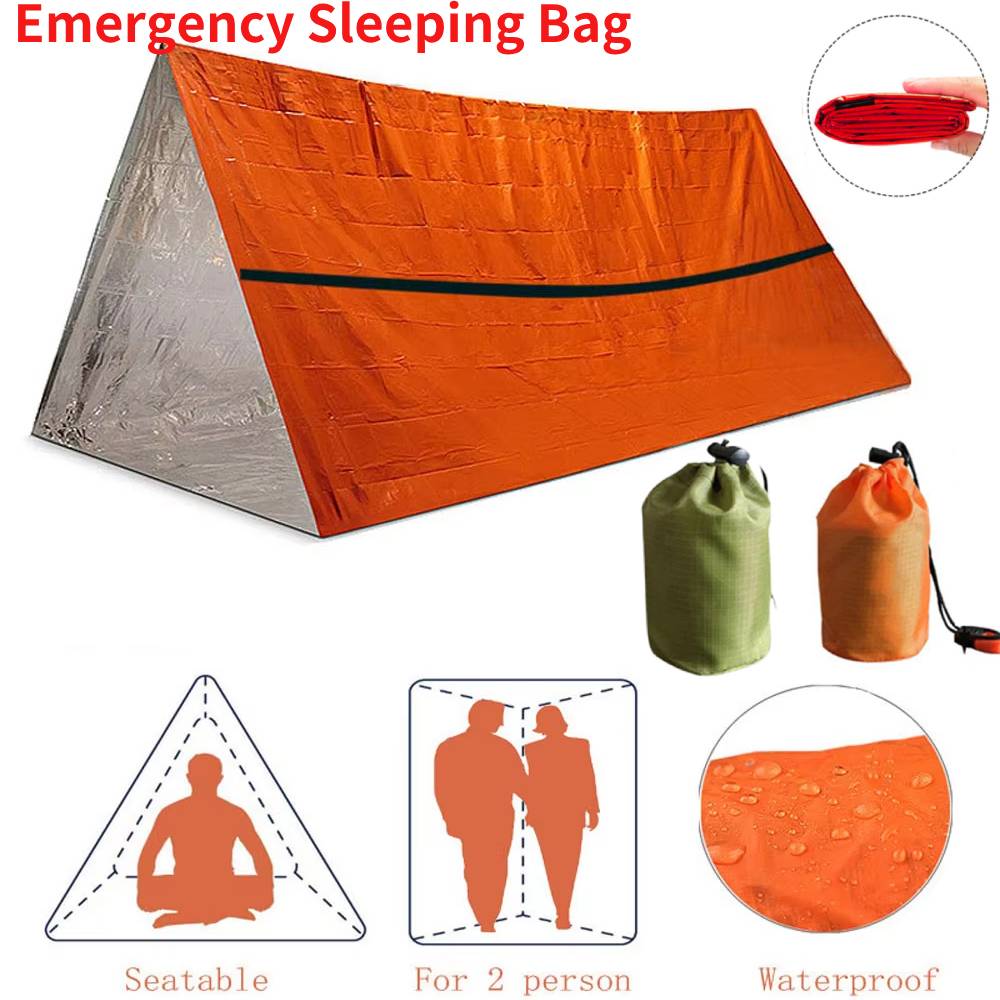 Saco de dormir portátil à prov - Emergency Mylar Tent avaliação e preço