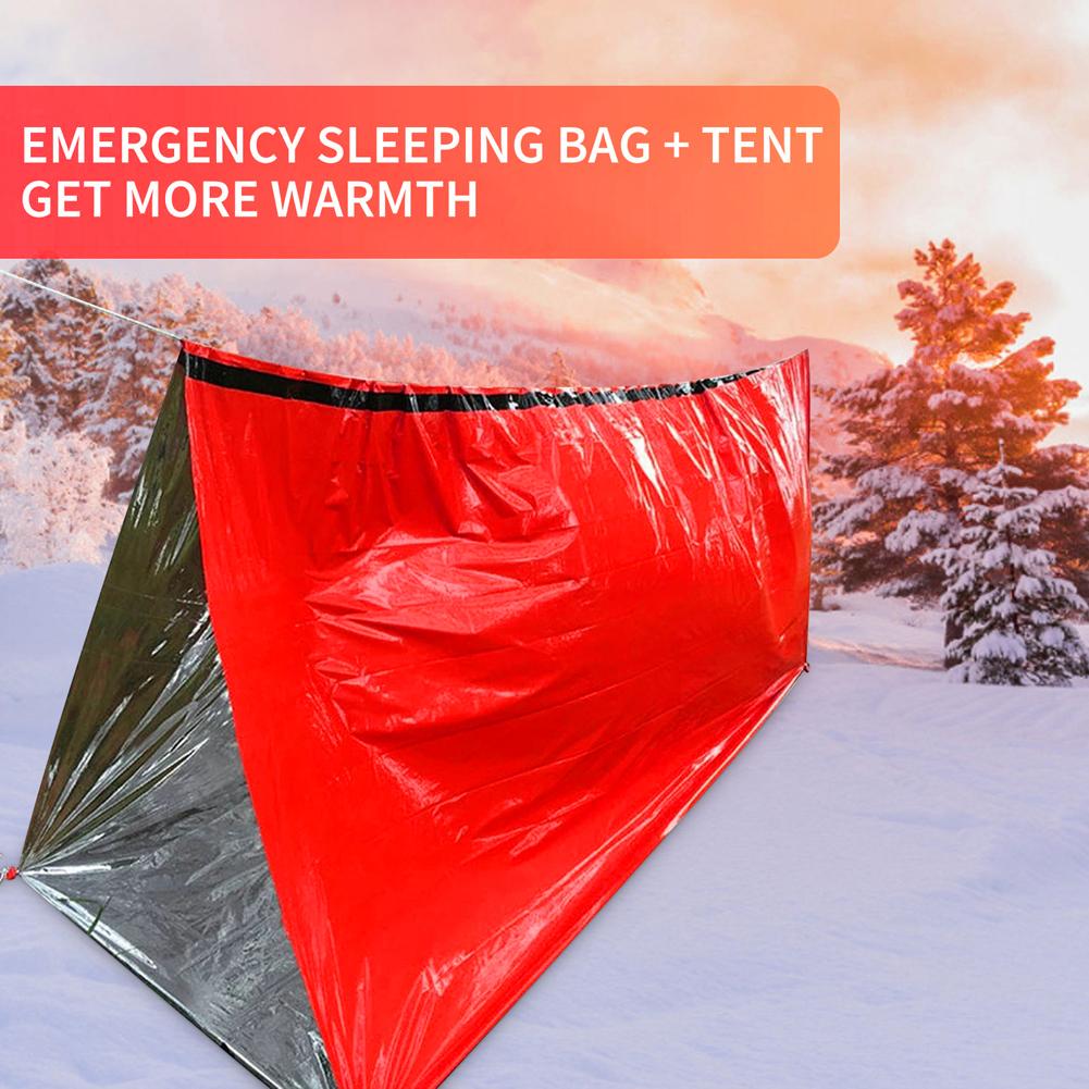 Saco de dormir portátil à prov - Emergency Mylar Tent avaliação e preço