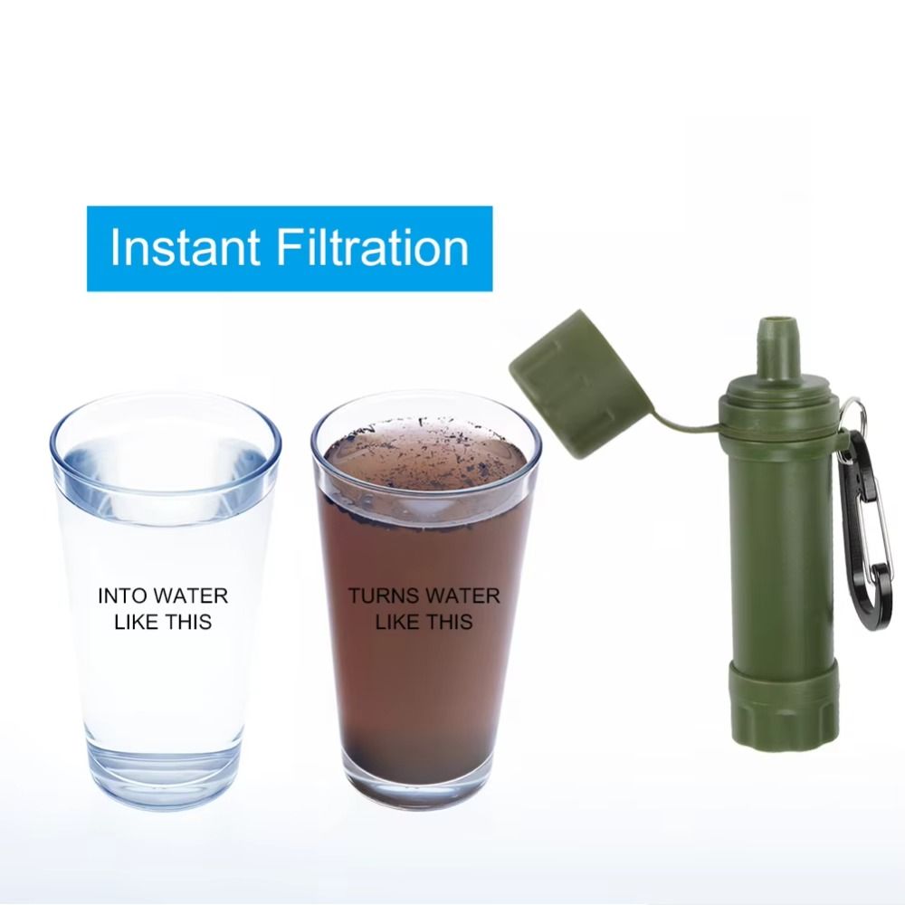 Mini filtro de água portátil,  - Water Purification Straw avaliação e preço