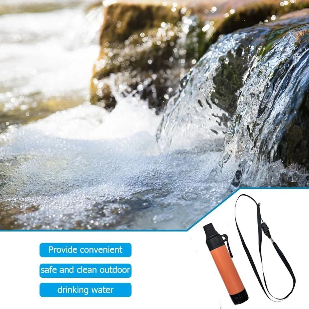 Mini filtro de água, canudo pu - Water Purification Straw avaliação e preço