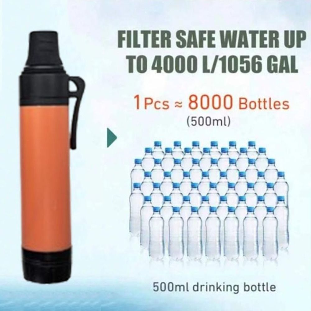 Mini filtro de água, canudo pu - Water Purification Straw avaliação e preço